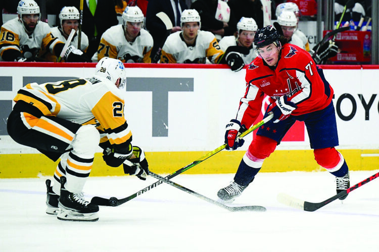 Pens run into angry Washington